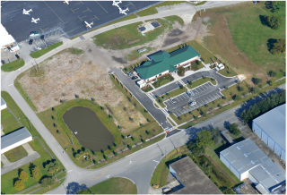 Aerial Rendering of the Airport