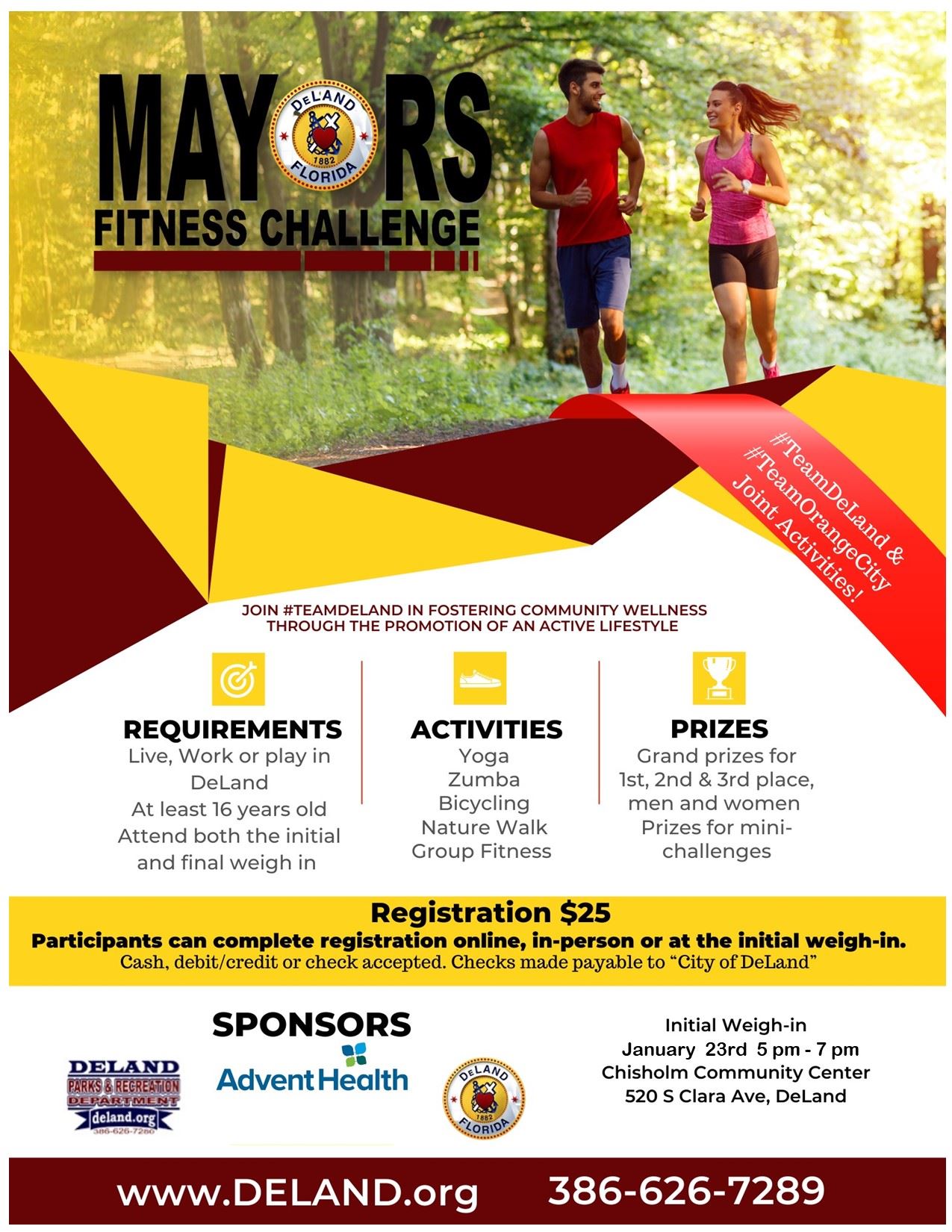 mayors fitness challenge flyer 2023