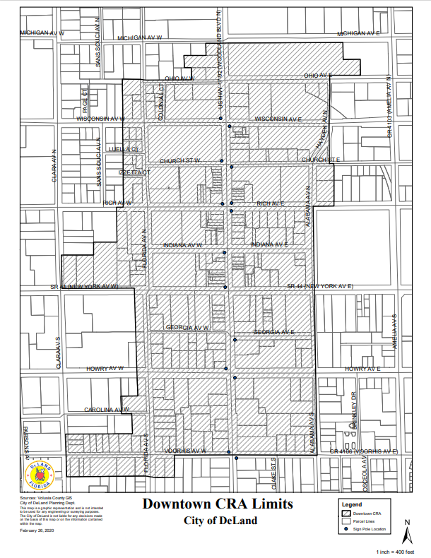 Downtown CRA Map
